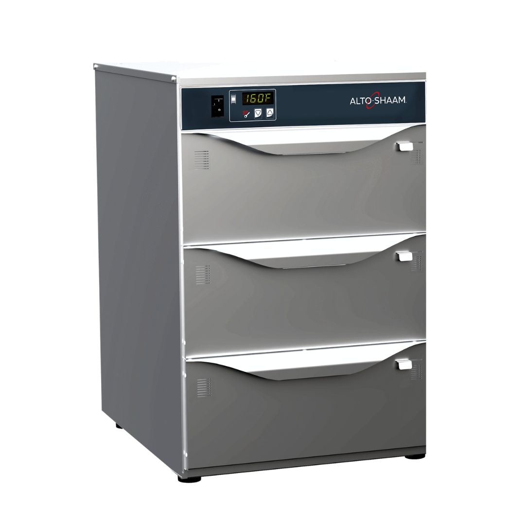 Alto Shaam 500 3DN Triple Stacked Halo Heat Narrow Warming Drawers
